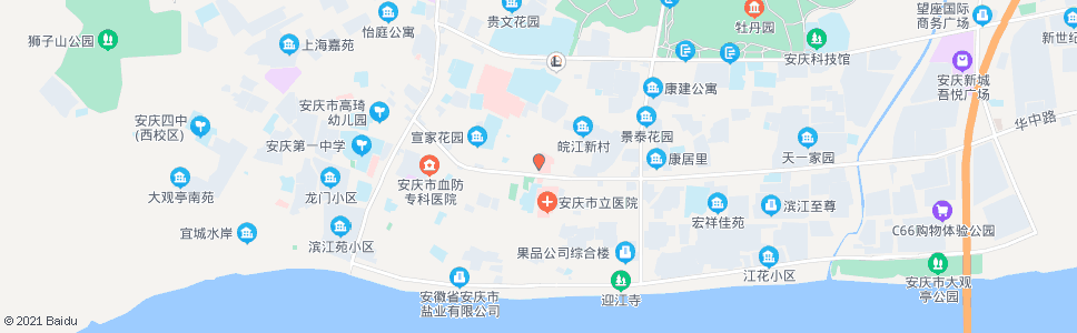 安庆市一院_公交站地图_安庆公交_妙搜公交查询2024