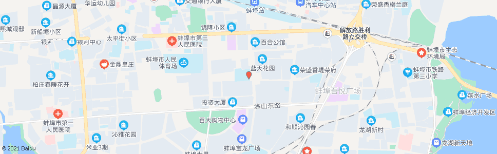 蚌埠二实小_公交站地图_蚌埠公交_妙搜公交查询2024