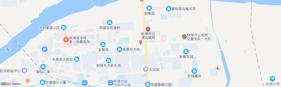 蚌埠解放路(治淮路)_公交站地图_蚌埠公交_妙搜公交查询2024