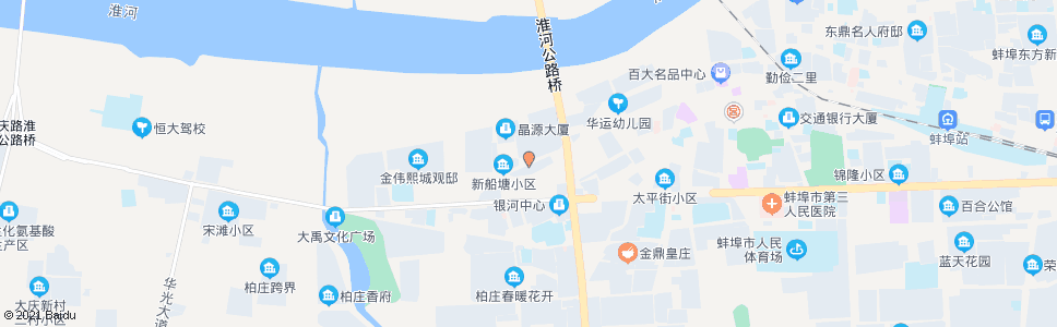 蚌埠淮河路纬四路_公交站地图_蚌埠公交_妙搜公交查询2024