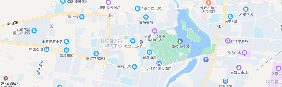 蚌埠张公山新村_公交站地图_蚌埠公交_妙搜公交查询2024