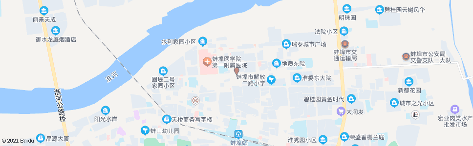 蚌埠交通路_公交站地图_蚌埠公交_妙搜公交查询2024