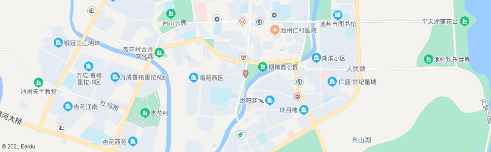 池州烟柳园_公交站地图_池州公交_妙搜公交查询2024