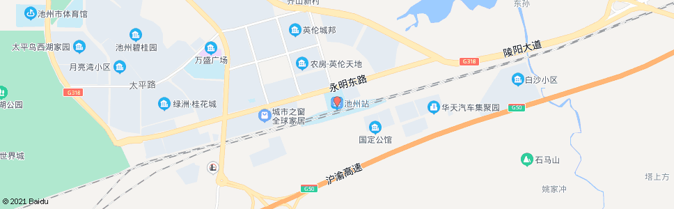 池州家机厂_公交站地图_池州公交_妙搜公交查询2024