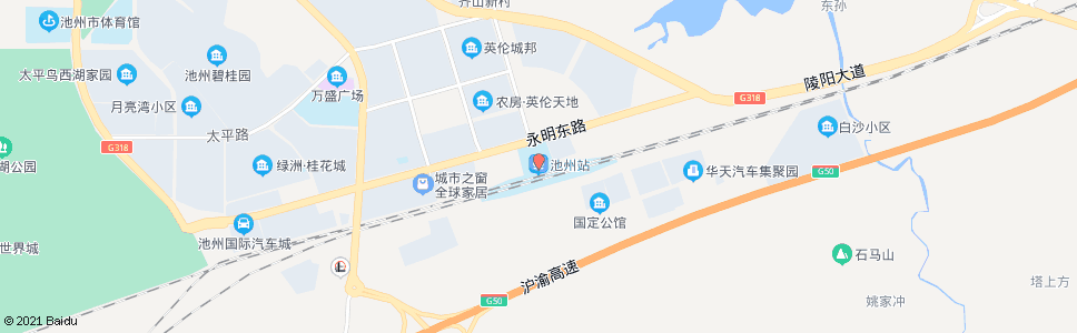 池州火车站_公交站地图_池州公交_妙搜公交查询2024