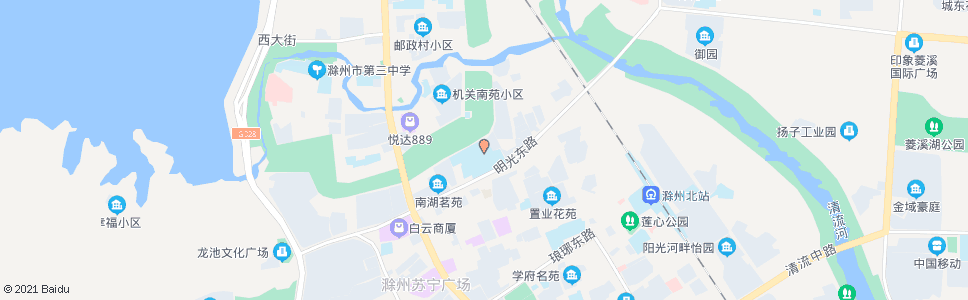 滁州二中_公交站地图_滁州公交_妙搜公交查询2024