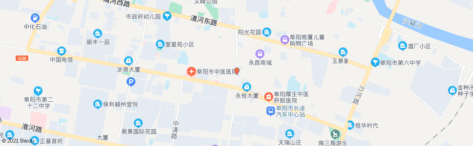 阜阳二里井新村_公交站地图_阜阳公交_妙搜公交查询2024