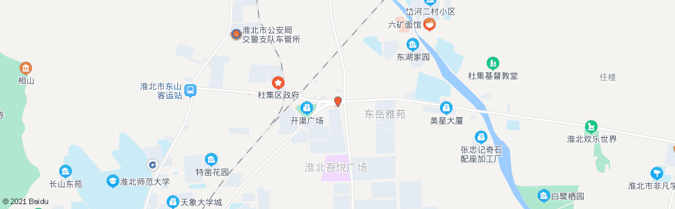 淮北杜集区医院_公交站地图_淮北公交_妙搜公交查询2024