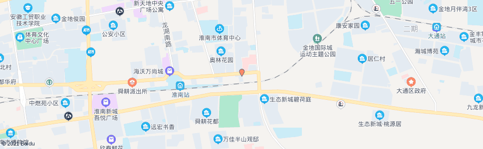 淮南淮舜南路_公交站地图_淮南公交_妙搜公交查询2024