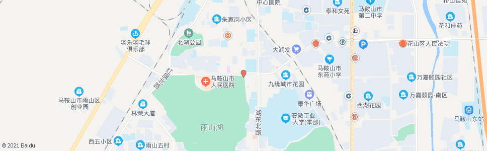 马鞍山市职教中心(中医院)_公交站地图_马鞍山公交_妙搜公交查询2024