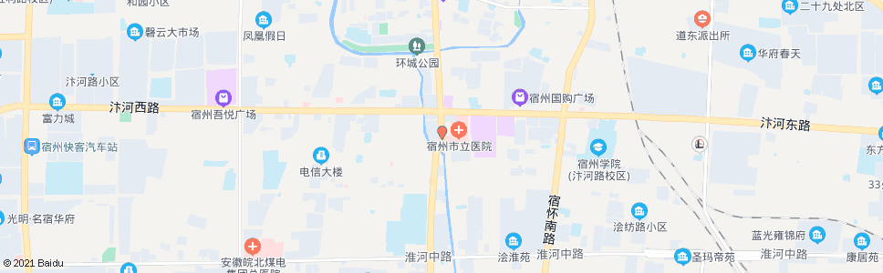 宿州南关菜场_公交站地图_宿州公交_妙搜公交查询2024