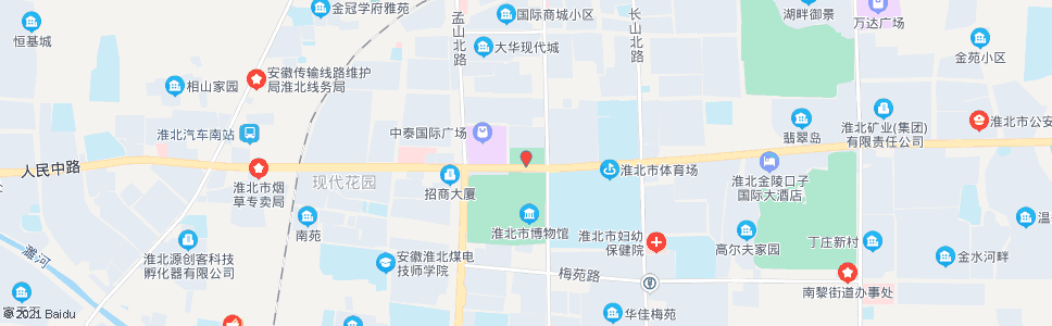 宿州一中(东门)_公交站地图_宿州公交_妙搜公交查询2024