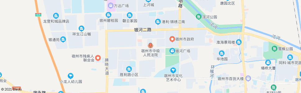 宿州市法院_公交站地图_宿州公交_妙搜公交查询2024
