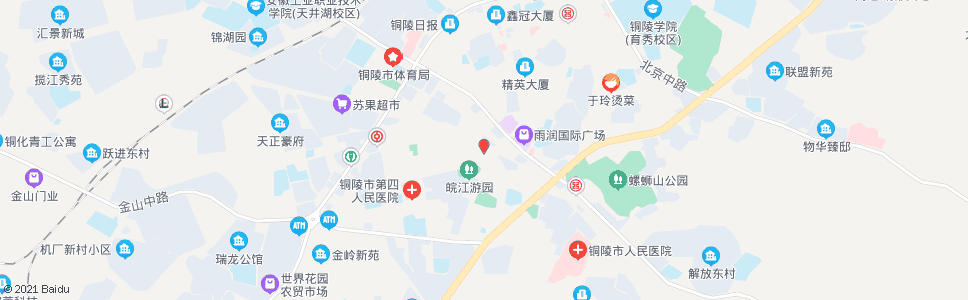 铜陵蓝天市场_公交站地图_铜陵公交_妙搜公交查询2024