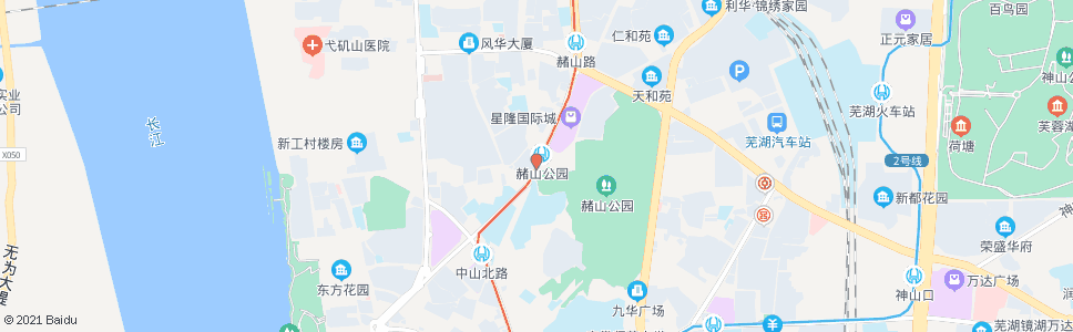 芜湖皖南医学院(北)_公交站地图_芜湖公交_妙搜公交查询2024