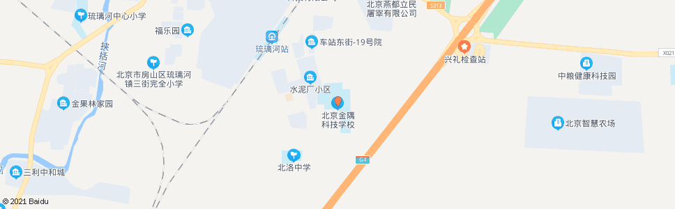 北京金隅建材学校_公交站地图_北京公交_妙搜公交查询2025