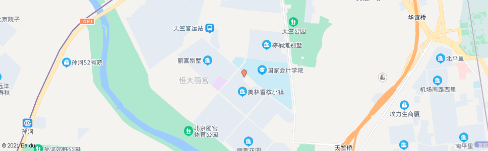 北京美林小区北门_公交站地图_北京公交_妙搜公交查询2024