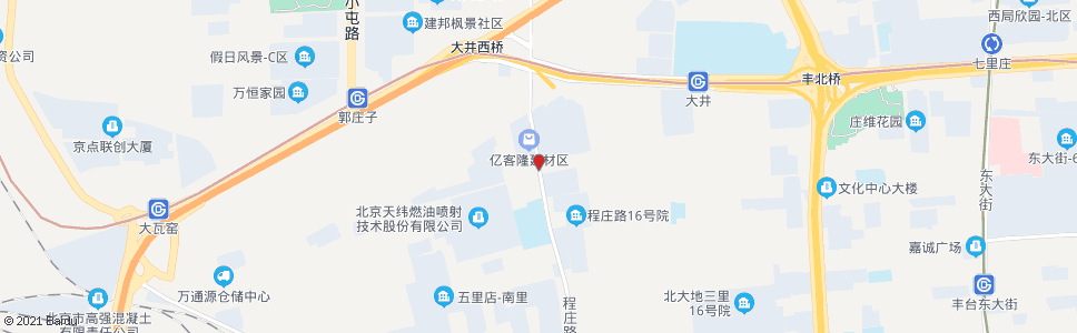 北京程庄路北口_公交站地图_北京公交_妙搜公交查询2024