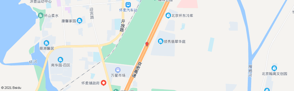 北京怀杨路口北_公交站地图_北京公交_妙搜公交查询2024