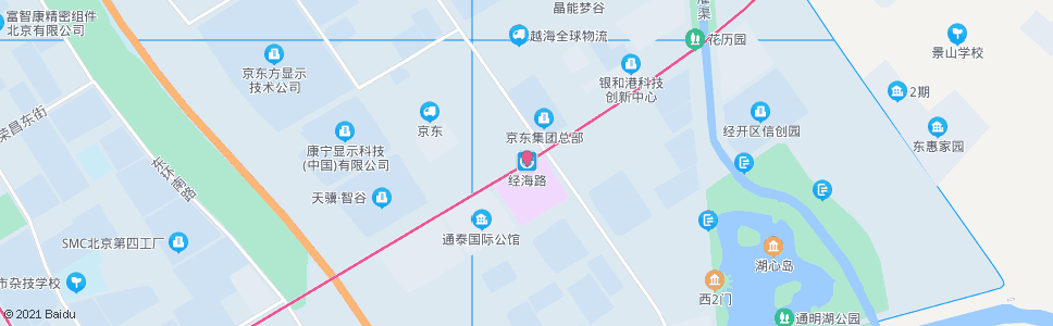 北京经海路地铁站_公交站地图_北京公交_妙搜公交查询2024