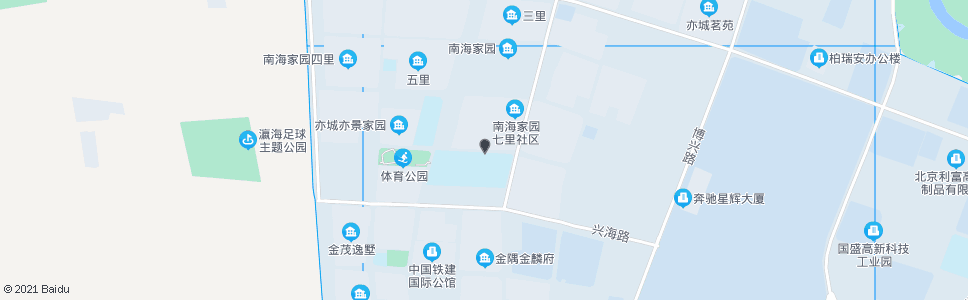 北京南海家园七里_公交站地图_北京公交_妙搜公交查询2025