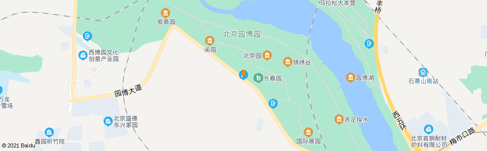 北京园博园4号门_公交站地图_北京公交_妙搜公交查询2025