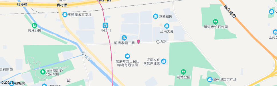 北京小红门牌坊村_公交站地图_北京公交_妙搜公交查询2024