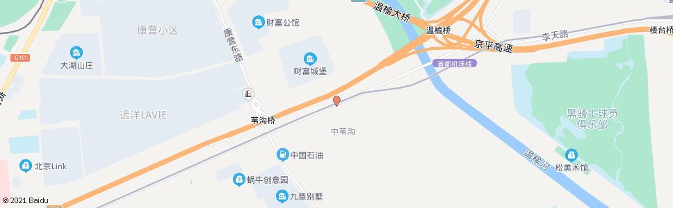 北京苇沟_公交站地图_北京公交_妙搜公交查询2024