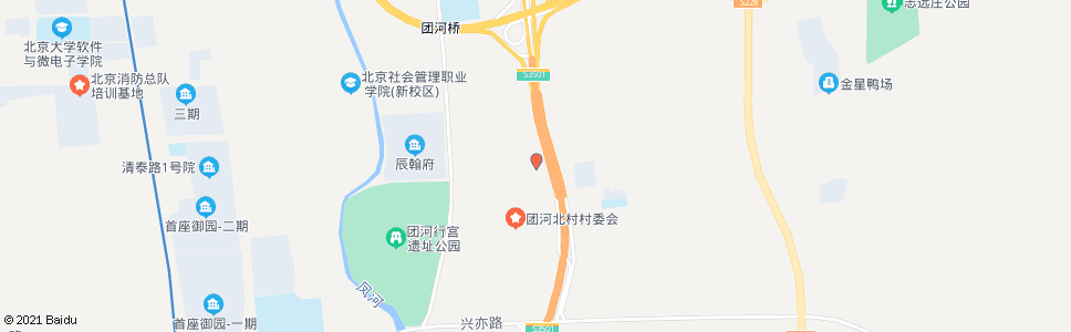 北京团河北站_公交站地图_北京公交_妙搜公交查询2024