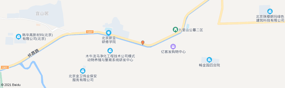 北京西辛峰(怀昌路)_公交站地图_北京公交_妙搜公交查询2025