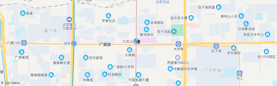 北京九龙山_公交站地图_北京公交_妙搜公交查询2024