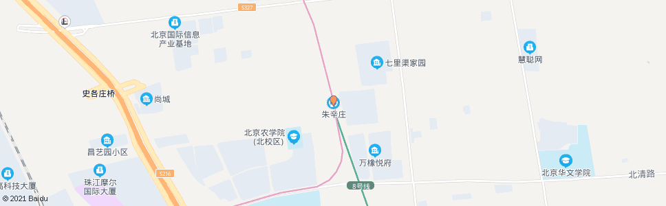 北京朱辛庄西路_公交站地图_北京公交_妙搜公交查询2024