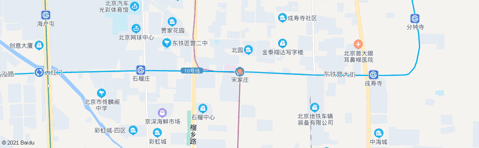 北京宋庄路口_公交站地图_北京公交_妙搜公交查询2025