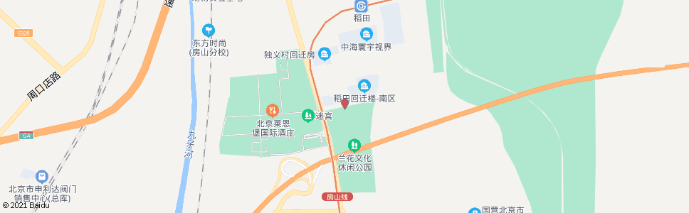 北京兰花文化休闲公园北门_公交站地图_北京公交_妙搜公交查询2025