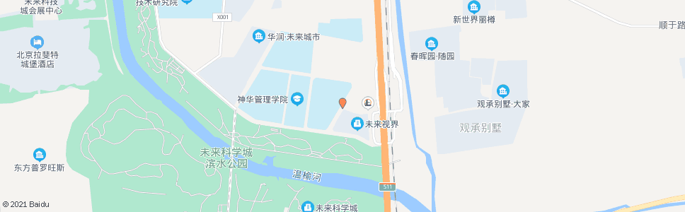 北京未来科技城东路桥北_公交站地图_北京公交_妙搜公交查询2024