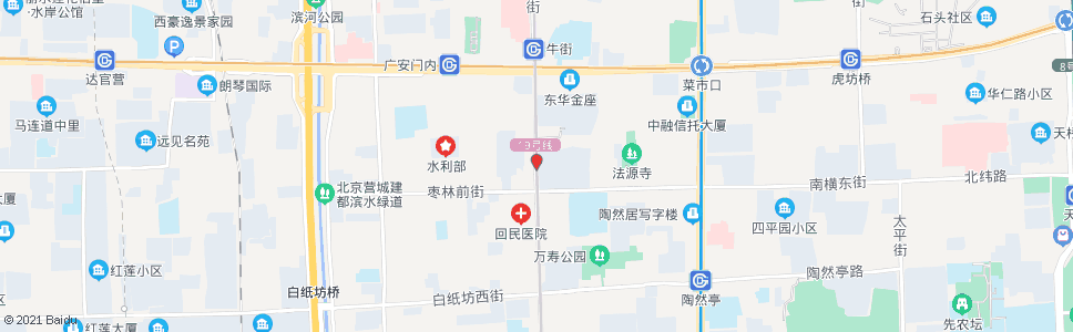 北京牛街礼拜寺_公交站地图_北京公交_妙搜公交查询2024