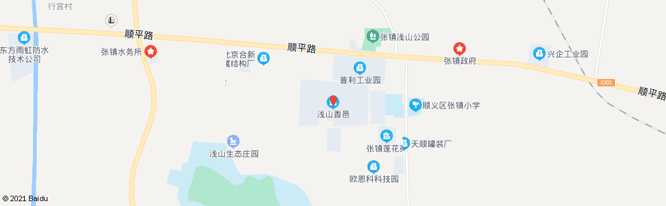 北京浅山香邑_公交站地图_北京公交_妙搜公交查询2025