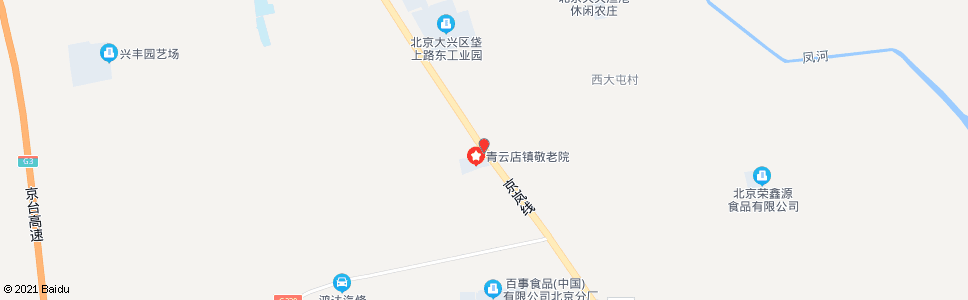 北京青云店敬老院_公交站地图_北京公交_妙搜公交查询2025