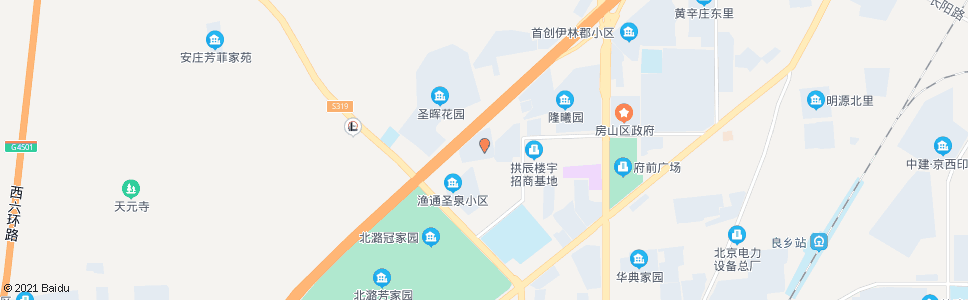 北京渔儿沟村_公交站地图_北京公交_妙搜公交查询2024