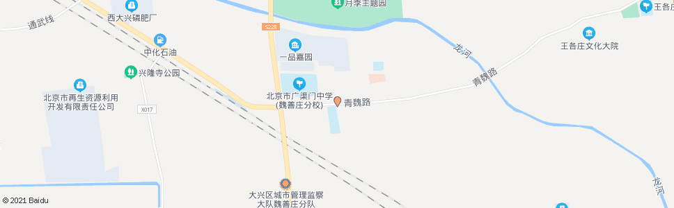 北京魏善庄小学_公交站地图_北京公交_妙搜公交查询2025