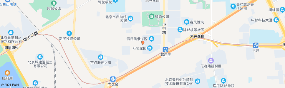 北京小屯西路南口_公交站地图_北京公交_妙搜公交查询2024