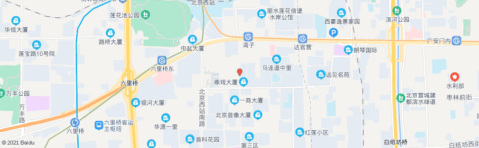 北京马连道西里_公交站地图_北京公交_妙搜公交查询2024