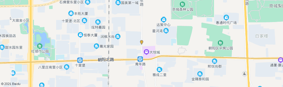 北京朝阳北路青年路口_公交站地图_北京公交_妙搜公交查询2024