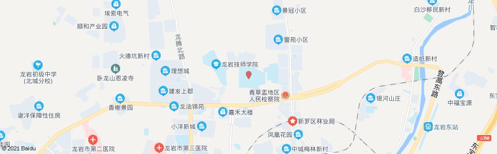 龙岩龙岩二中(初中部)_公交站地图_龙岩公交_妙搜公交查询2024
