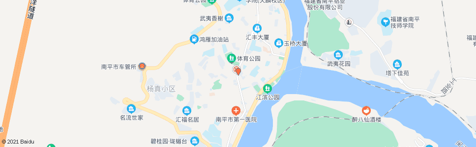 南平仁爱医院(朝阳路口)_公交站地图_南平公交_妙搜公交查询2024