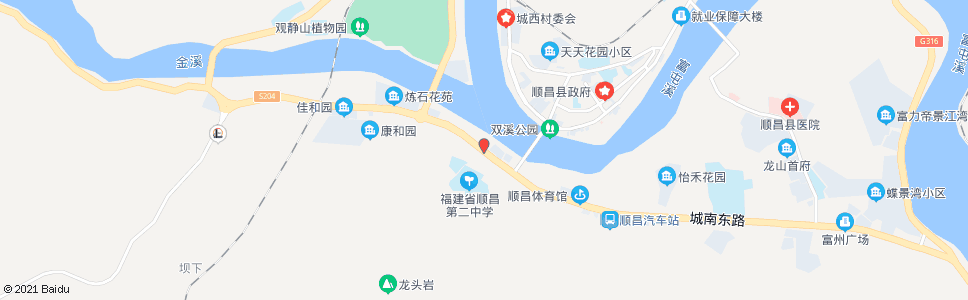 南平水南市场(招呼站)_公交站地图_南平公交_妙搜公交查询2024