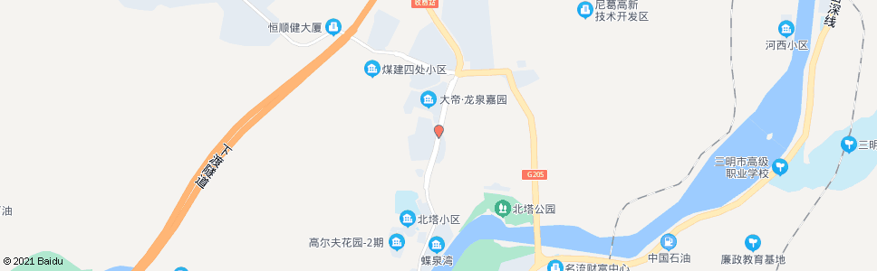 三明煤建三处_公交站地图_三明公交_妙搜公交查询2024