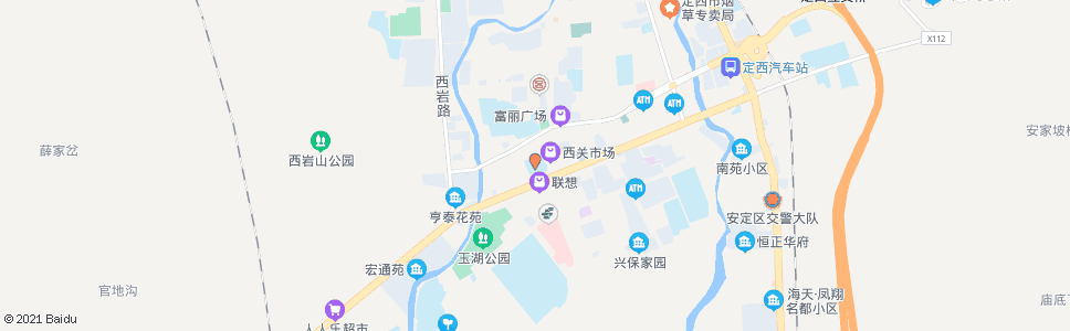 定西西关小学_公交站地图_定西公交_妙搜公交查询2024