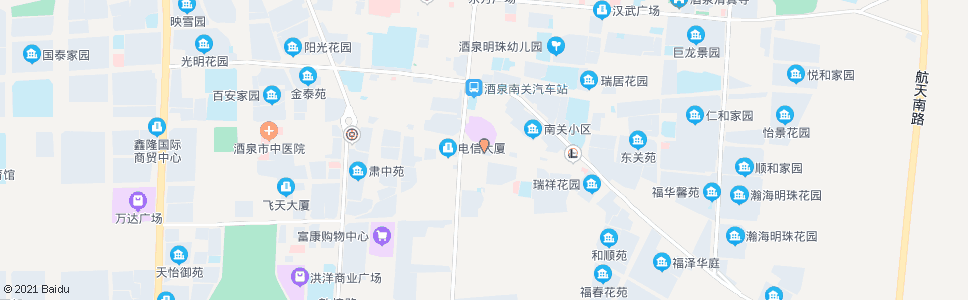 酒泉电视台_公交站地图_酒泉公交_妙搜公交查询2024