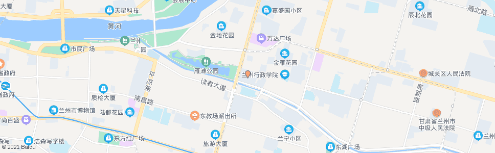 兰州雁滩家具市场_公交站地图_兰州公交_妙搜公交查询2024